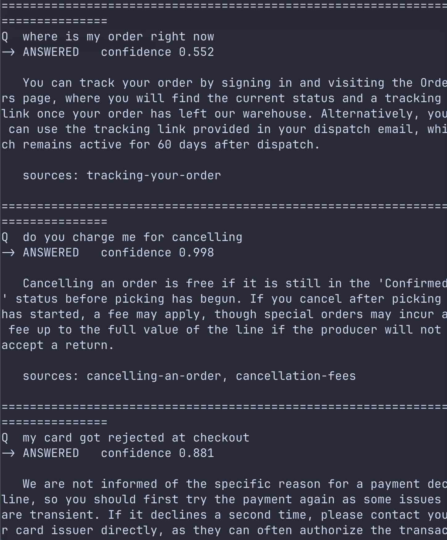 Screenshot of AI Support Ticket Triage Bot